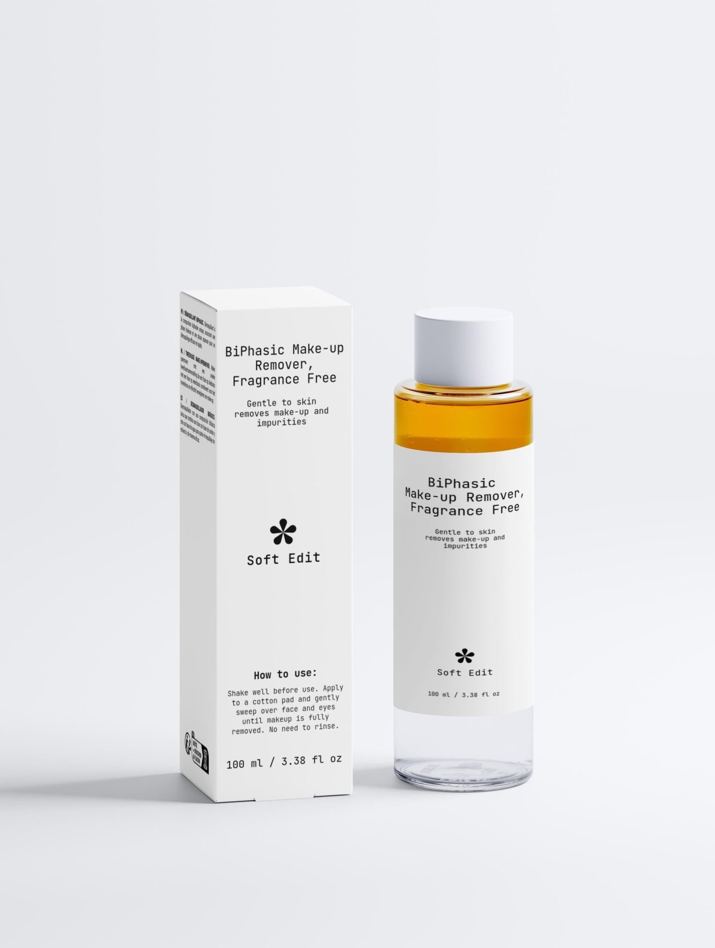 BiPhasic Make - up Remover, Fragrance Free - Soft Edit Skin