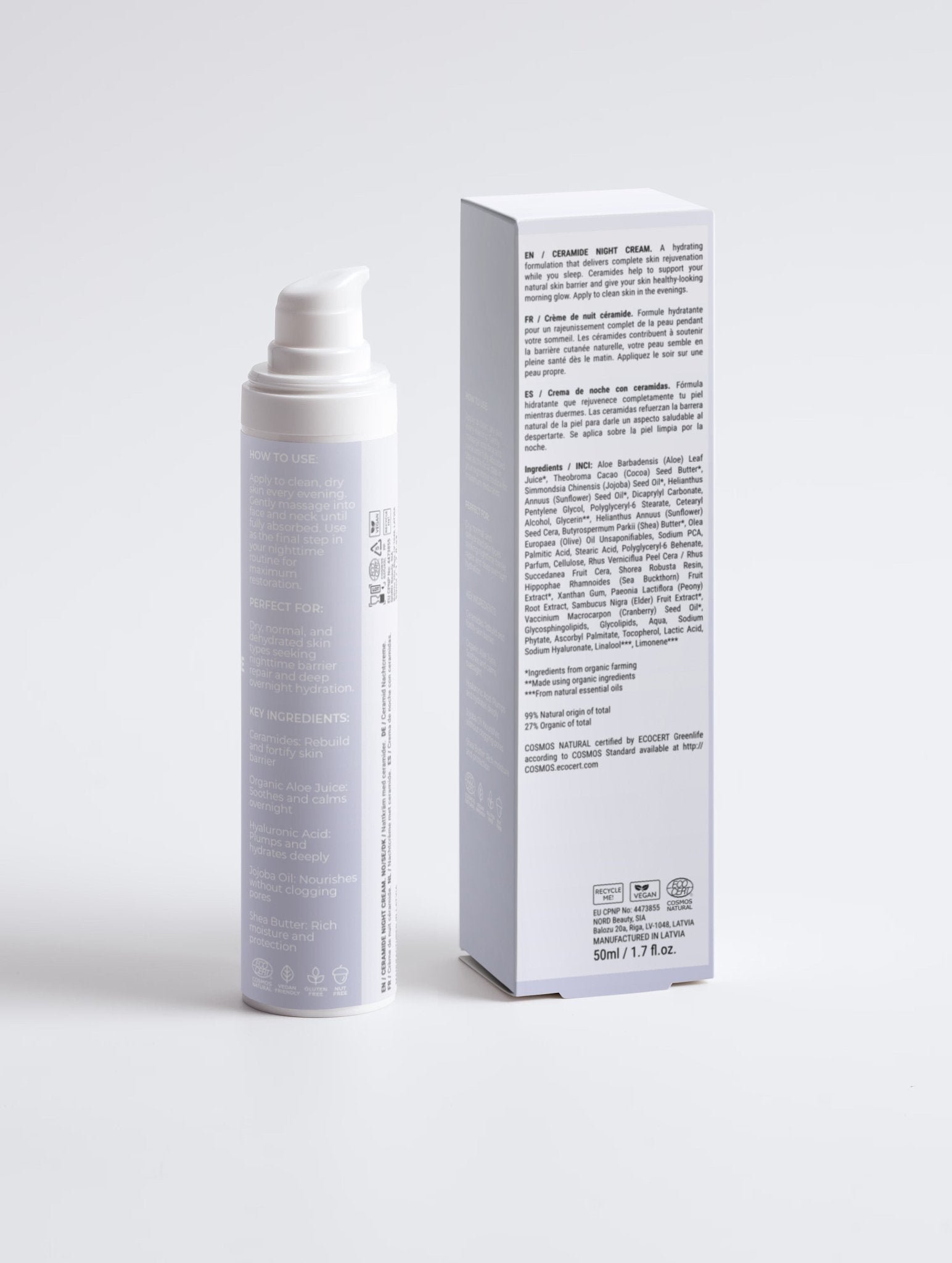 Ceramide Hydrating Night Cream - Soft Edit Skin